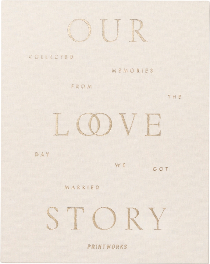 Printworks Our Love Story Dnevnik bež