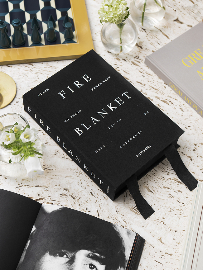 Printworks Κουβέρτα Πυρόσβεσης, μαύρη