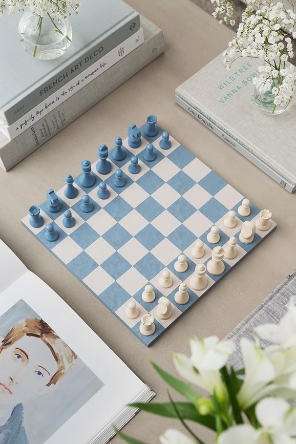 Printworks Reverra skakkespil, lyseblåt