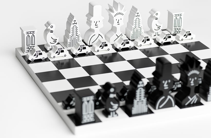 Printworks Šah The New Yorker