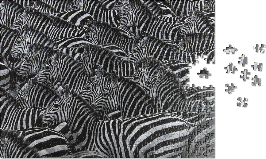 Printworks Puzzle Dahlia motiv divljih životinja