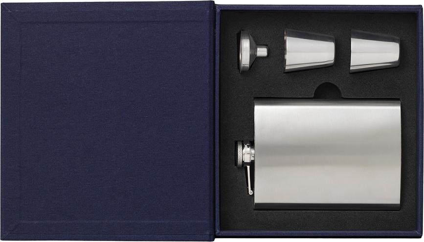 Printworks The Essentials Set d'accessoires pour spiritueux, bleu foncé, Set 4 pièces