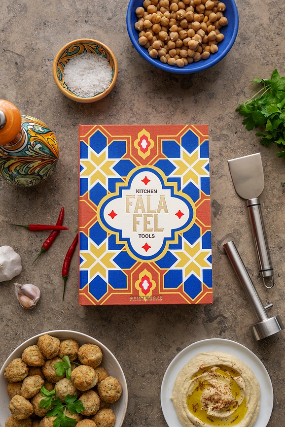 Printworks The Essentials Set pripomočkov za falafel, oranžen, 2 kosa