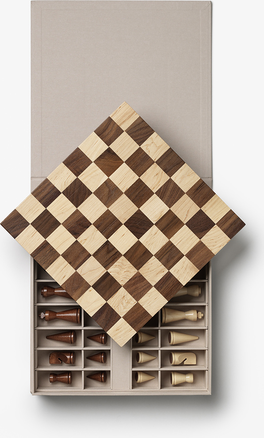 Printworks The Minimalist Jeu d'échecs, en bois