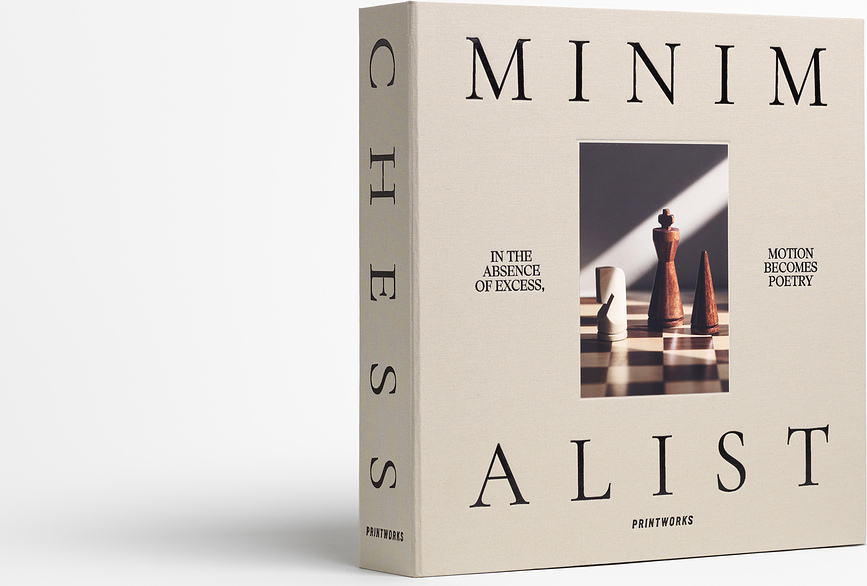 Printworks The Minimalist Jeu d'échecs, en bois