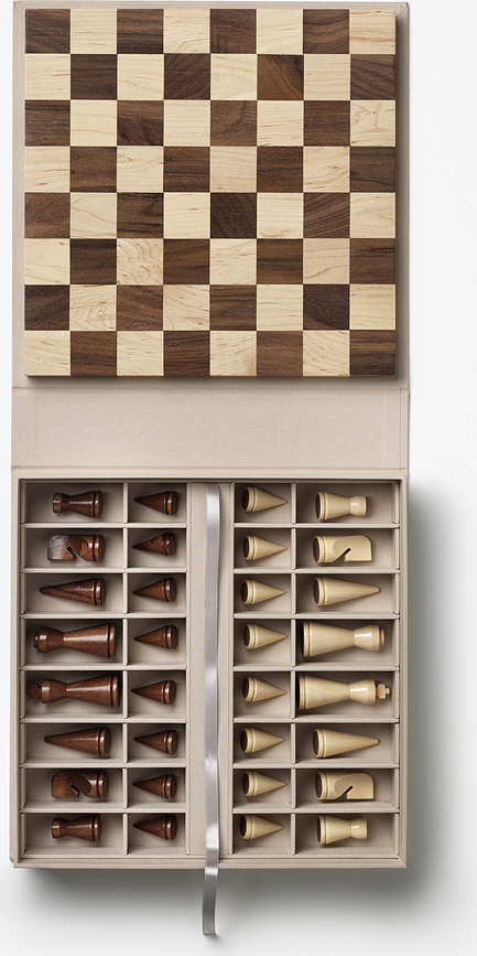 Printworks The Minimalist Jeu d'échecs, en bois