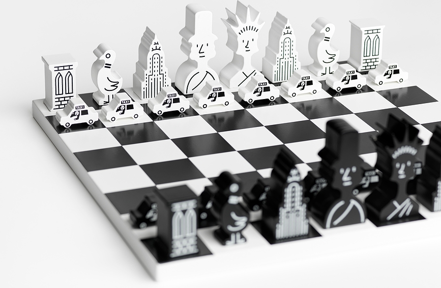 Printworks The New Yorker Jeu d'échecs