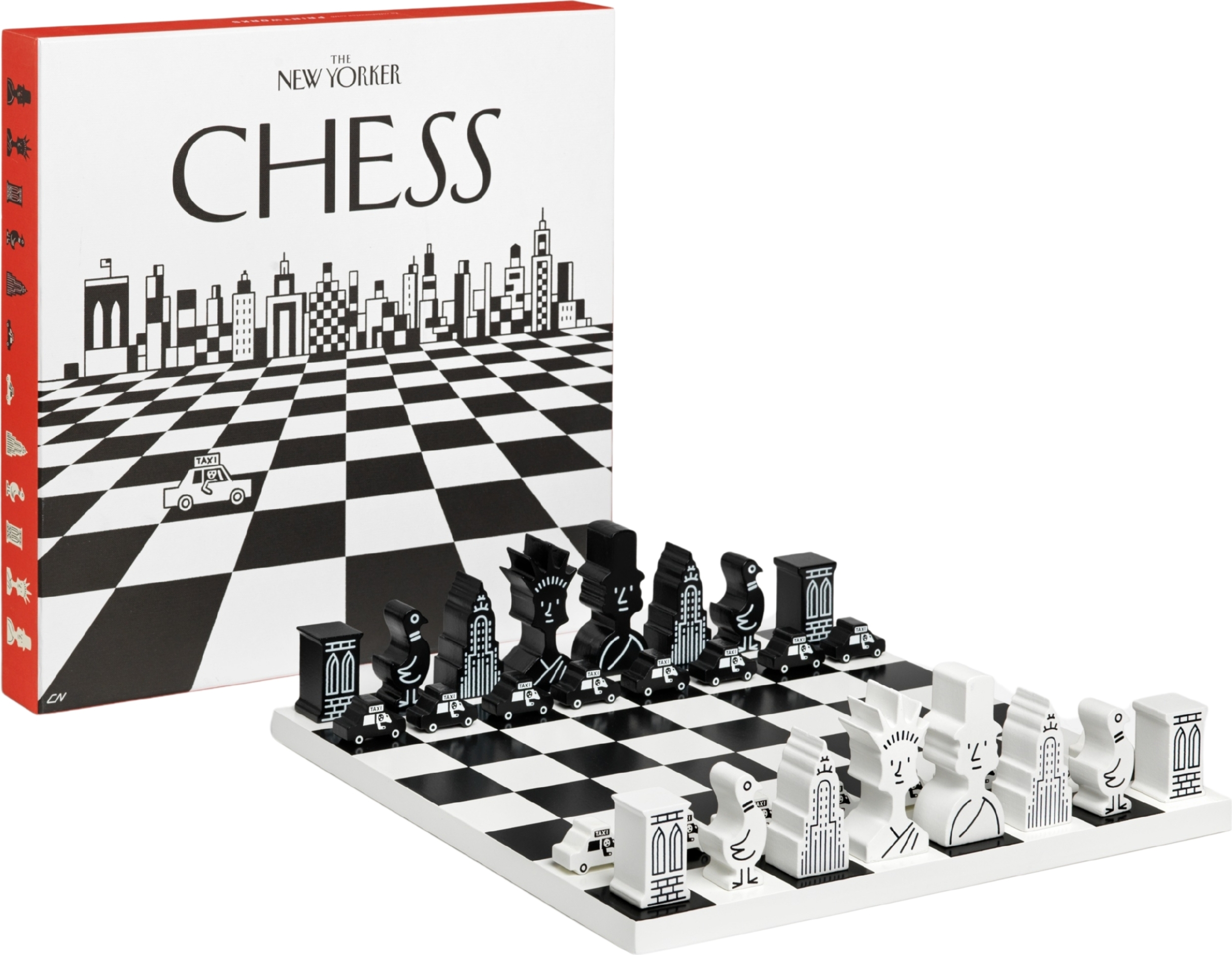 Spiele und Bausteine Printworks The New Yorker Schachspiel