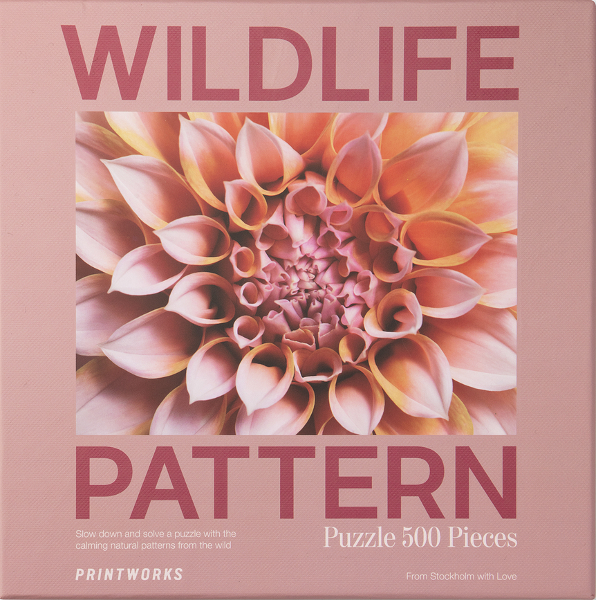 Puslespil i træ til børn Printworks Wildlife Pattern