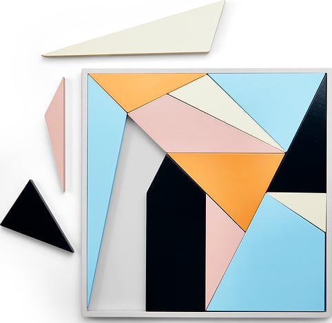 Puzzle Archimedes drewniane
