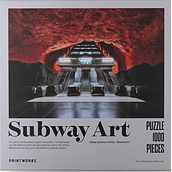 Puzzle Printworks Subway Art Fire