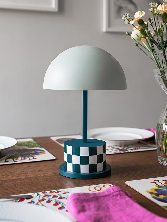 Riviera Lampa bežična crna