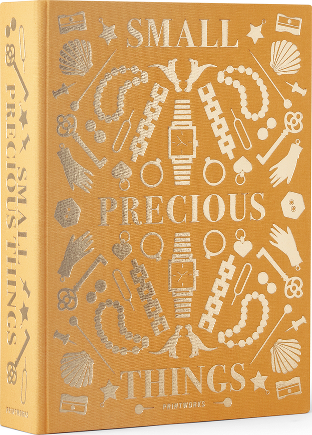 Scatola di stoccaggio Precious Things giallognolo