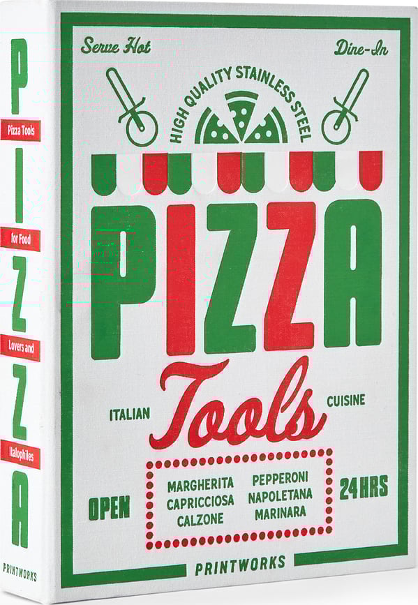 Set de Cuchillo y Espátula para Pizza The Essentials, en caja de regalo, 2 piezas