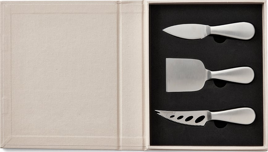 Set de Cuchillos para Queso The Essentials, presentación de regalo, 3 piezas