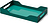 Swell Plateau décoratif L, laqué, turquoise