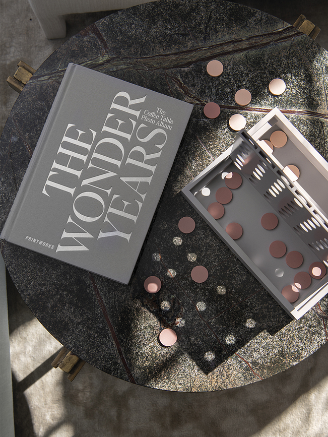 The Coffee Table Life Album Photo, beige