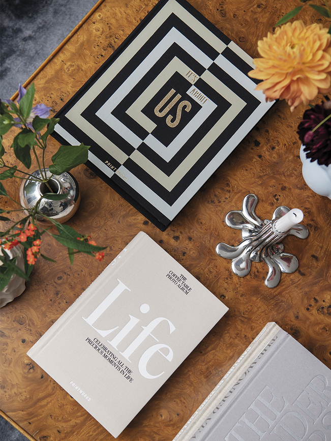 The Coffee Table Life Album Photo, beige