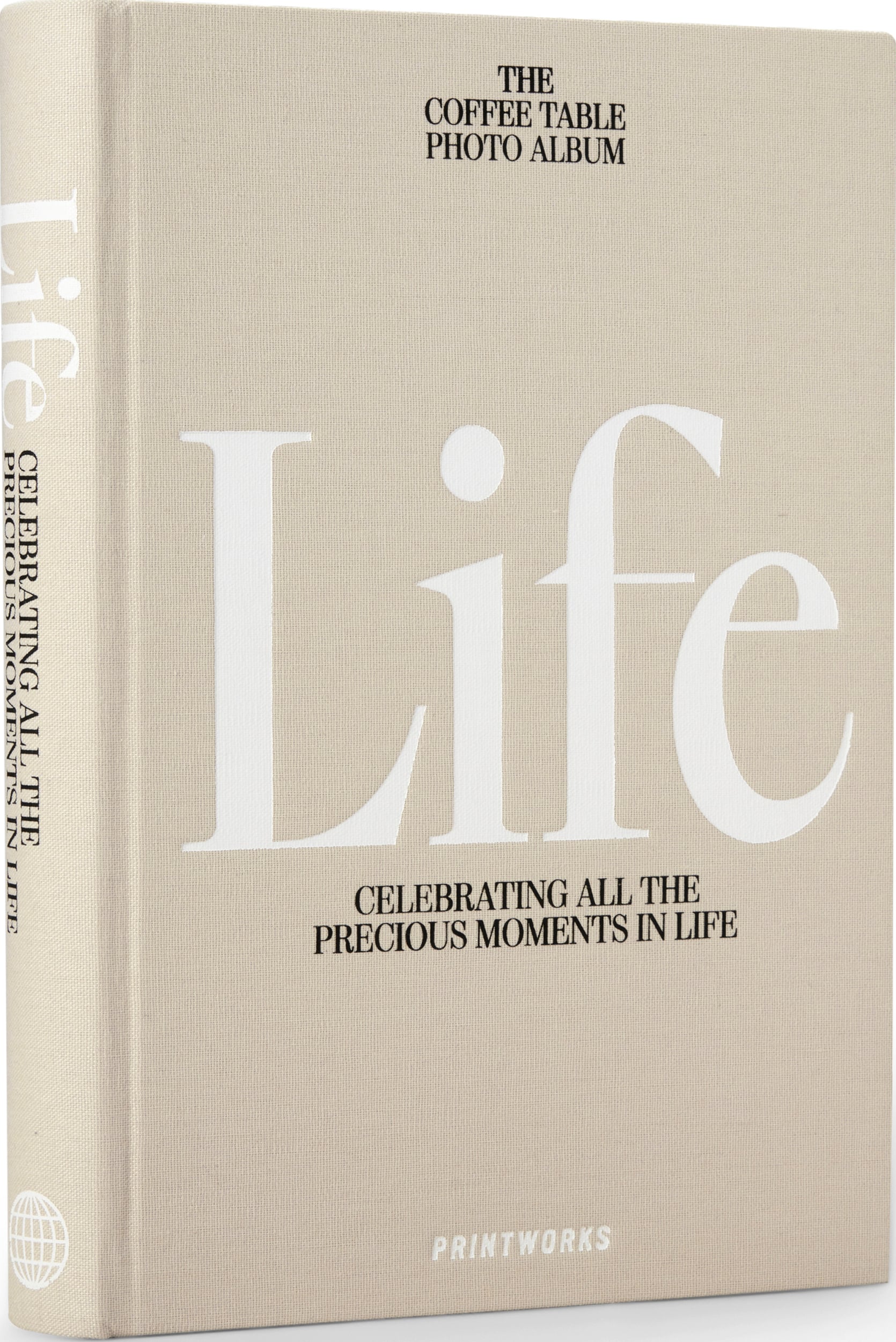 Fotoalben zum Einkleben The Coffee Table Life Fotoalbum Beige