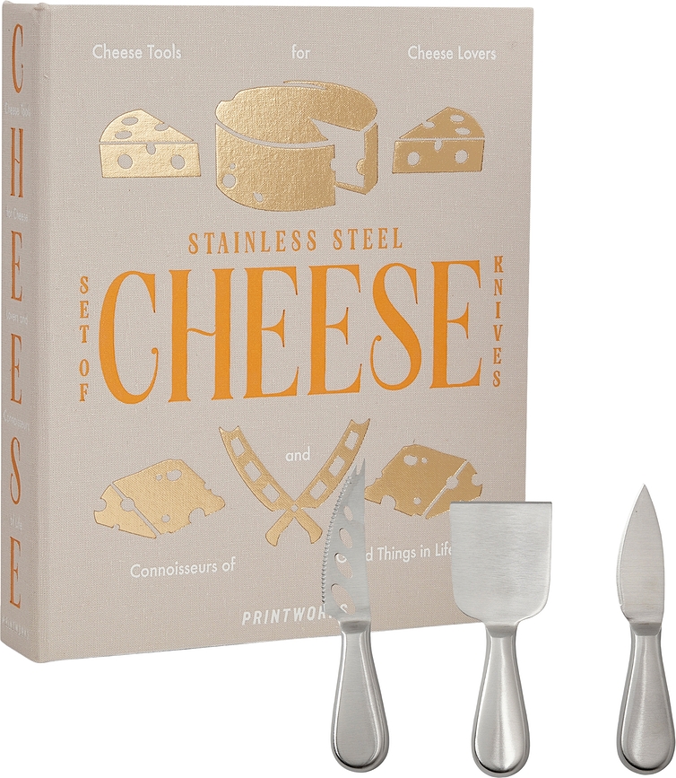 The Essentials Couteaux à Fromage dans un coffret cadeau, Set 3 pièces
