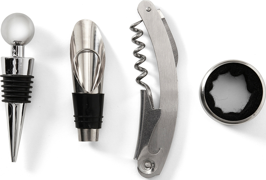 The Essentials Set za vino bež u poklon kutiji Set od 4 dijela