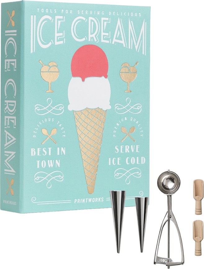 The Essentials Set d'Accessoires pour Glaces, coffret cadeau, Set 5 pièces