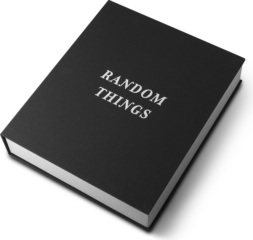 Uzglabāšanas kaste Random Things melna