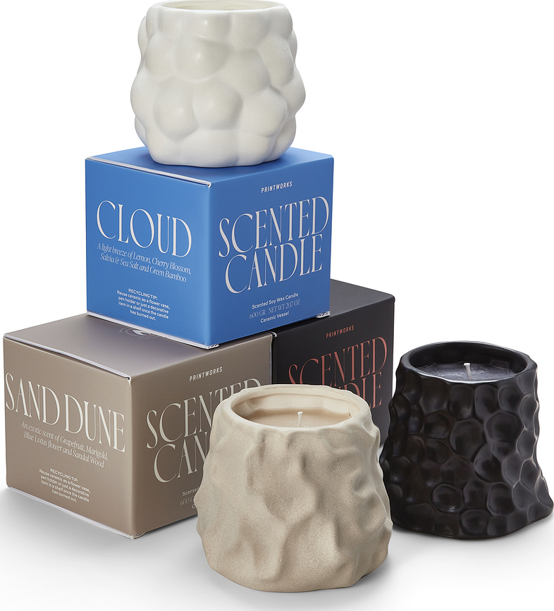 Vela aromática Printworks Cloud