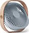 Ventilatore Fantastic azzurro con struttura in legno