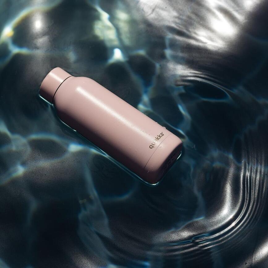 Botella térmica Quokka Solid Powder, 510 ml, verde jade