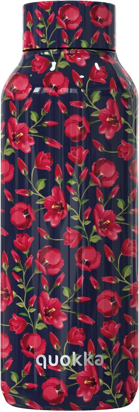 Butelka termiczna Quokka Solid 510 ml tiny tulips ze wzorem
