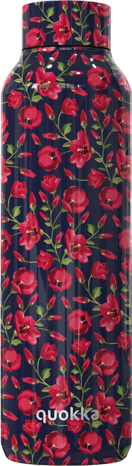 Butelka termiczna Quokka Solid 630 ml tiny tulips ze wzorem