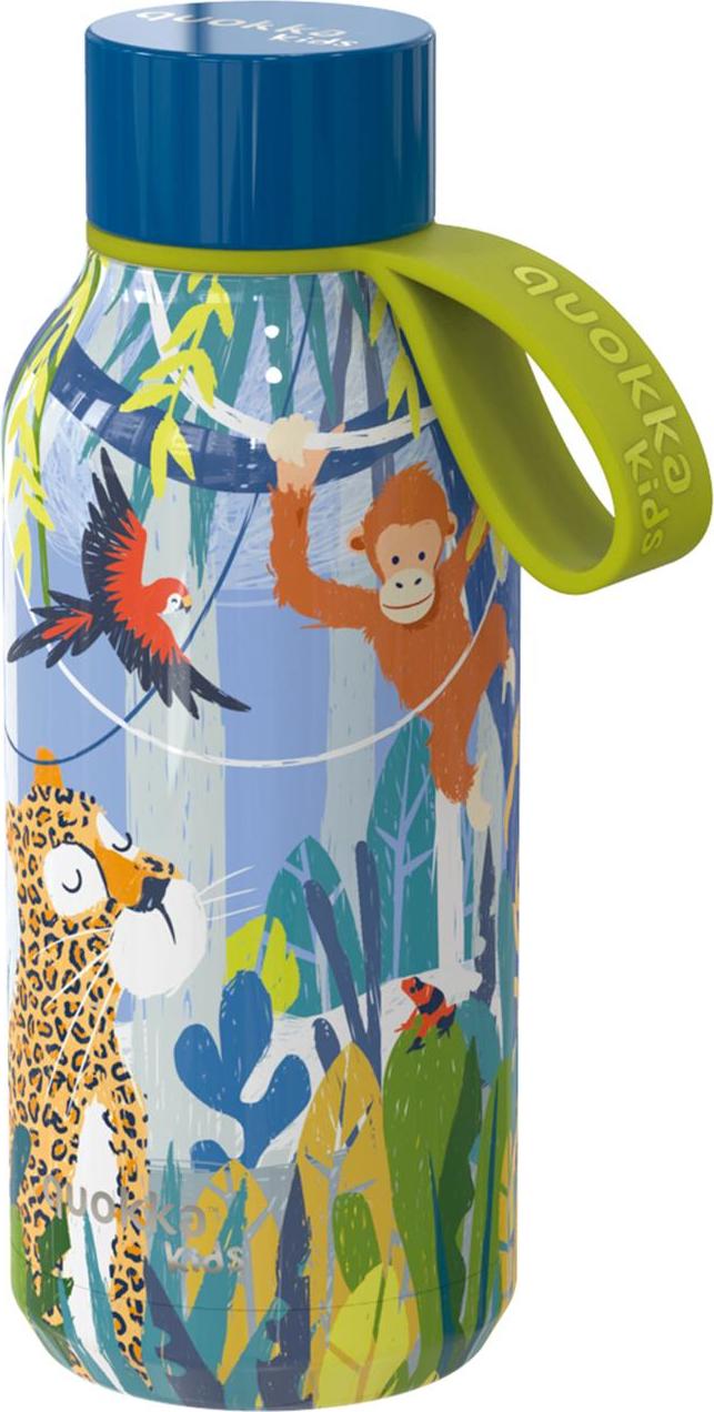 Butelka termiczna Quokka Solid Kids Jungle 330 ml