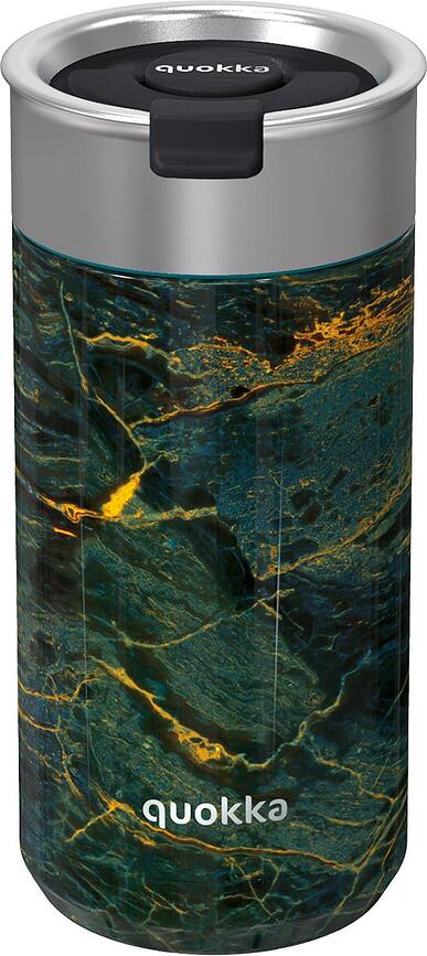 Quokka Boost Greenstone Mug Isotherme avec infuseur, 400 ml