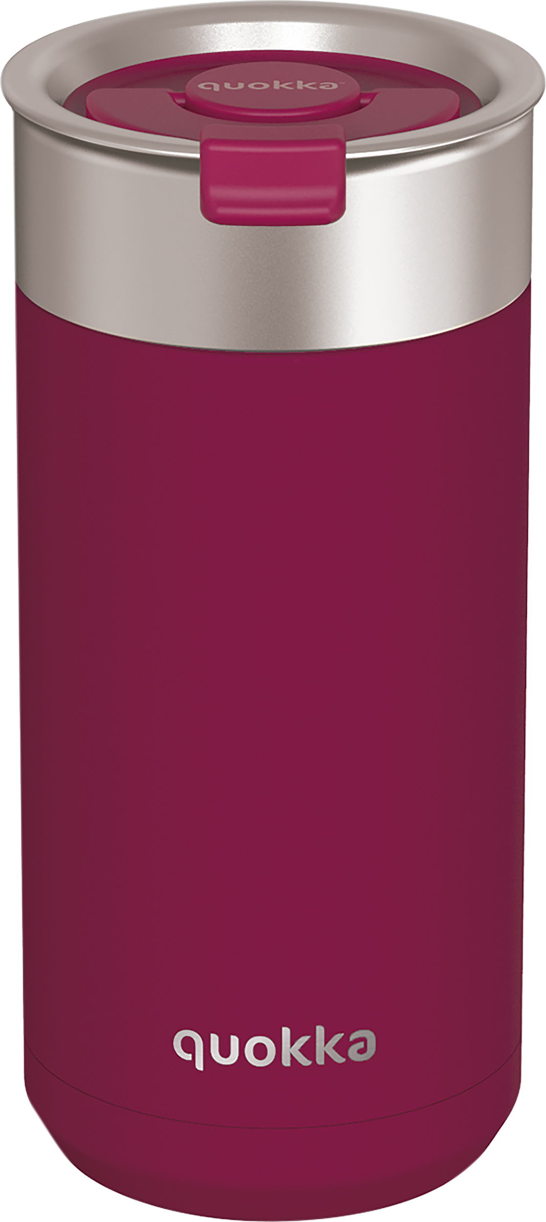 Quokka Boost Maroon Thermobecher 400 ml mit Brüheinsatz