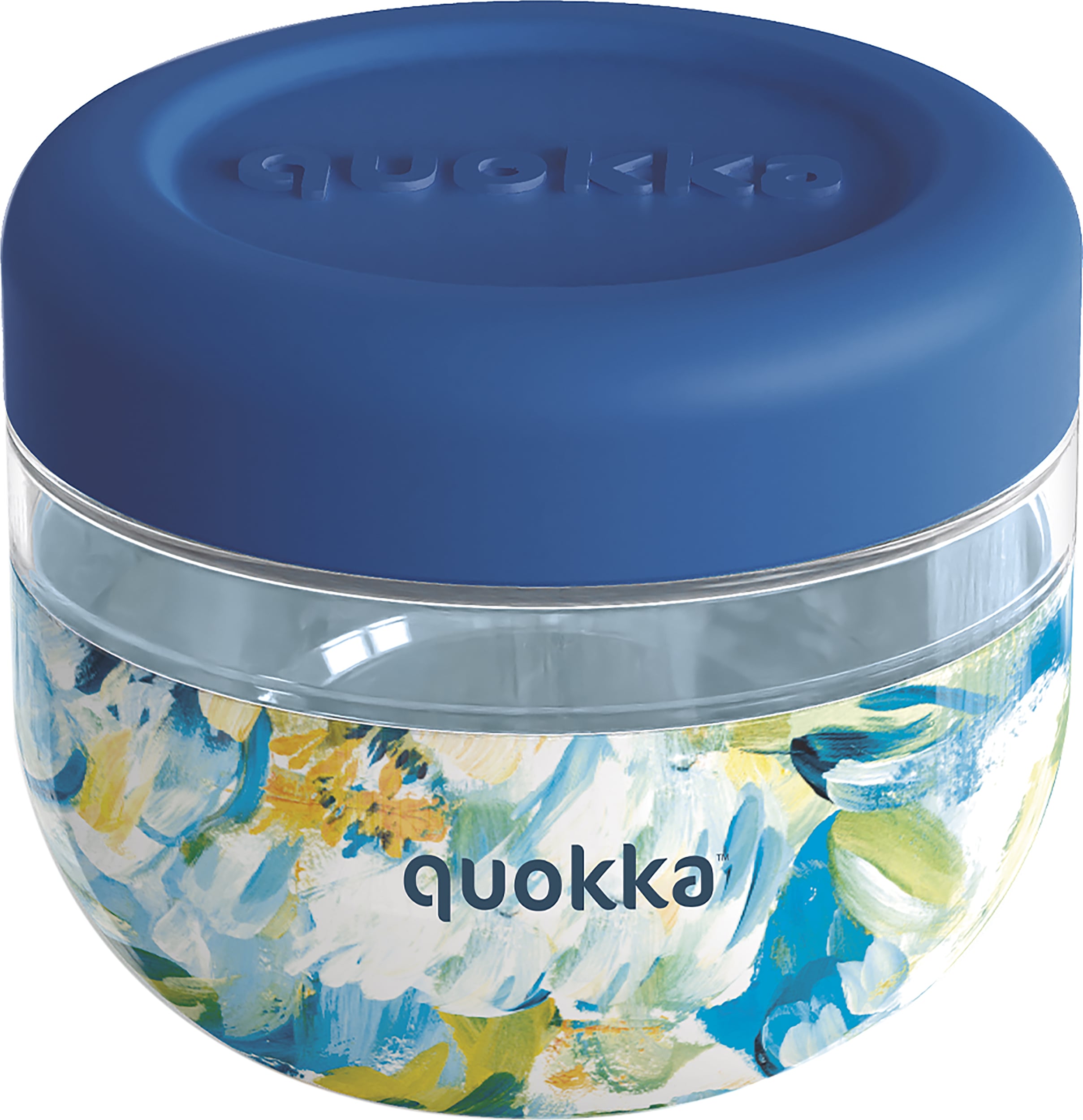 Quokka Bubble Blue Peonies Lunchbox 500 ml