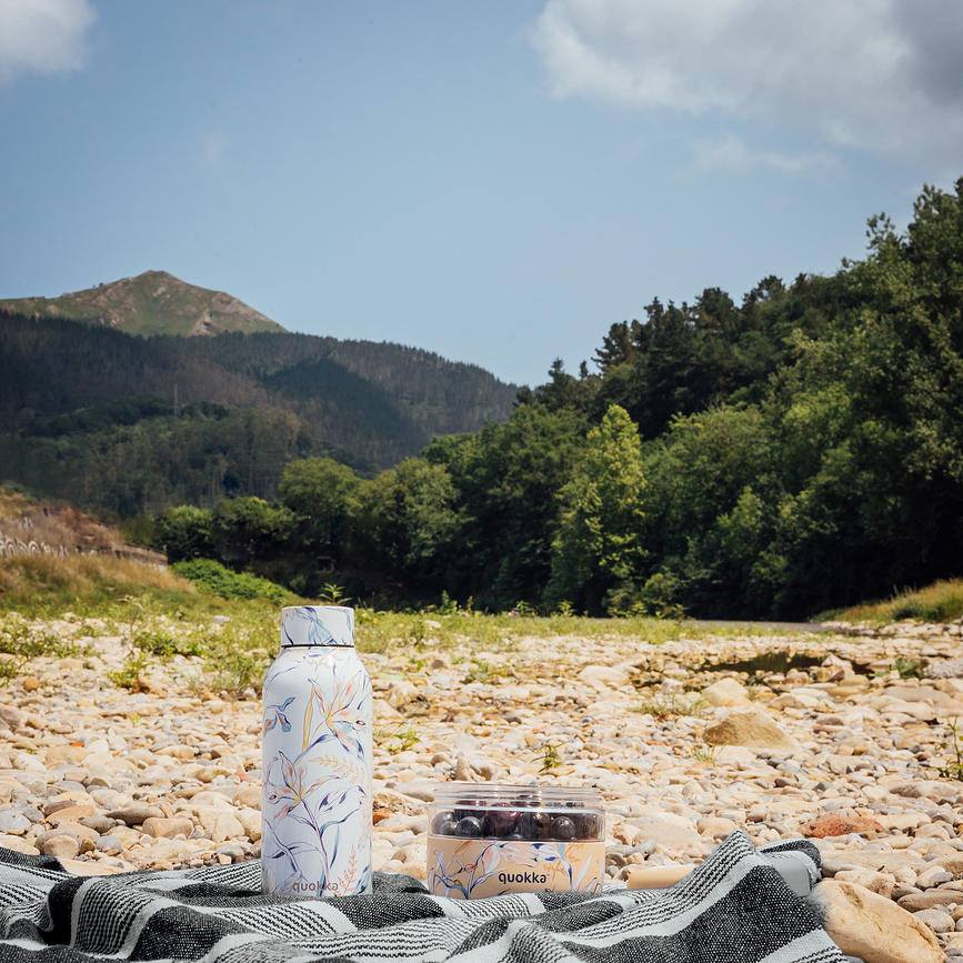 Quokka Bubble Posuda za Hranu 770 ml vintage cvjetni uzorak