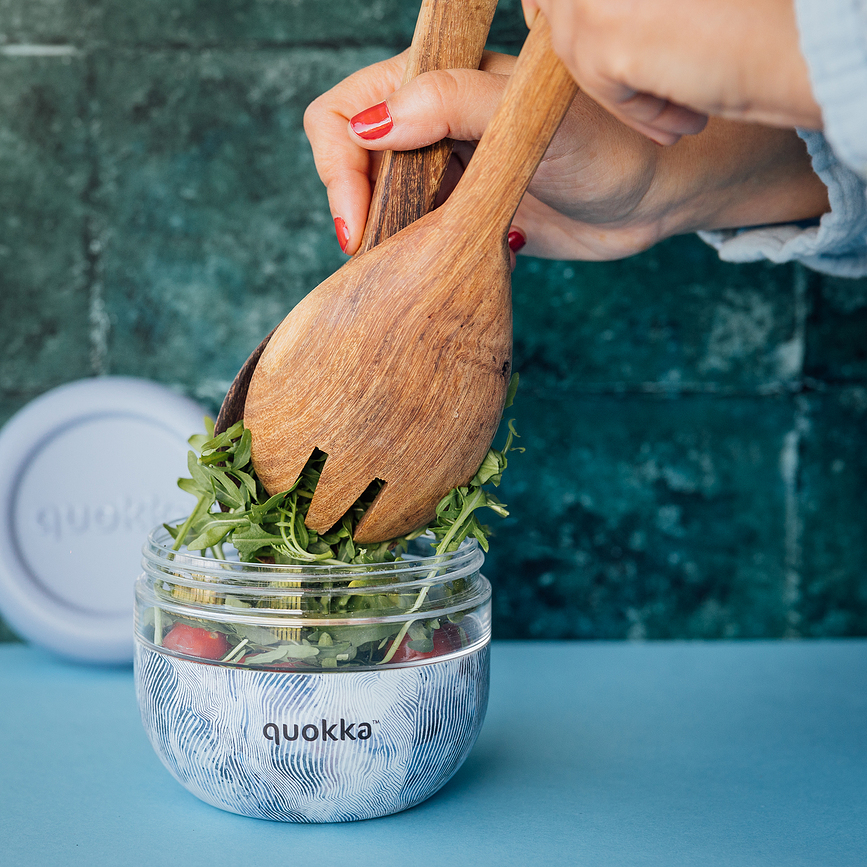 Quokka Bubble Vintage Floral Posoda za malico, 770 ml