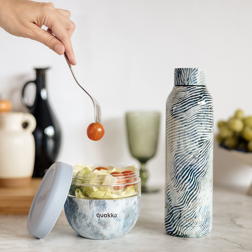 Quokka Bubble Vintage Floral Posoda za malico, 770 ml