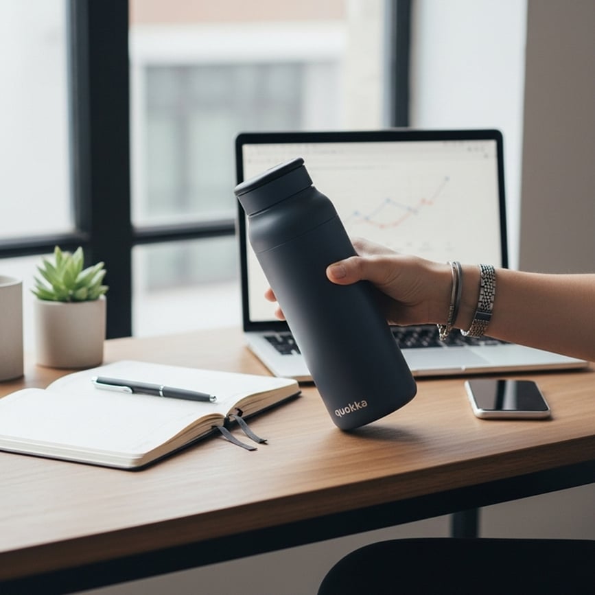 Quokka Echo Termos boca 690 ml kobaltno plava