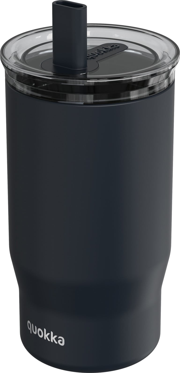 Quokka Mist Thermobecher mit Strohhalm 720 ml, schwarz