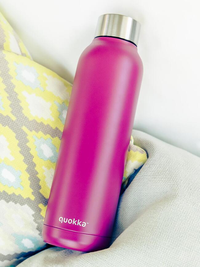 Quokka Solid Gourde isotherme 630 ml, blanche