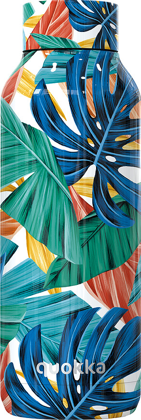 Quokka Solid Color Jungle Μπουκάλι Θερμός, 510 ml