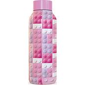 Quokka Solid Kids Thermal bottle pink bricks