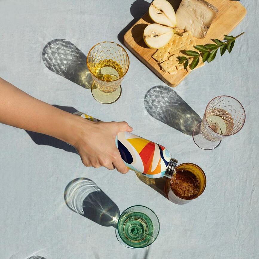 Quokka Solid Termovka, 630 ml, kačji vzorec