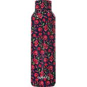 Quokka Solid Thermal bottle 630 ml tiny tulips with pattern