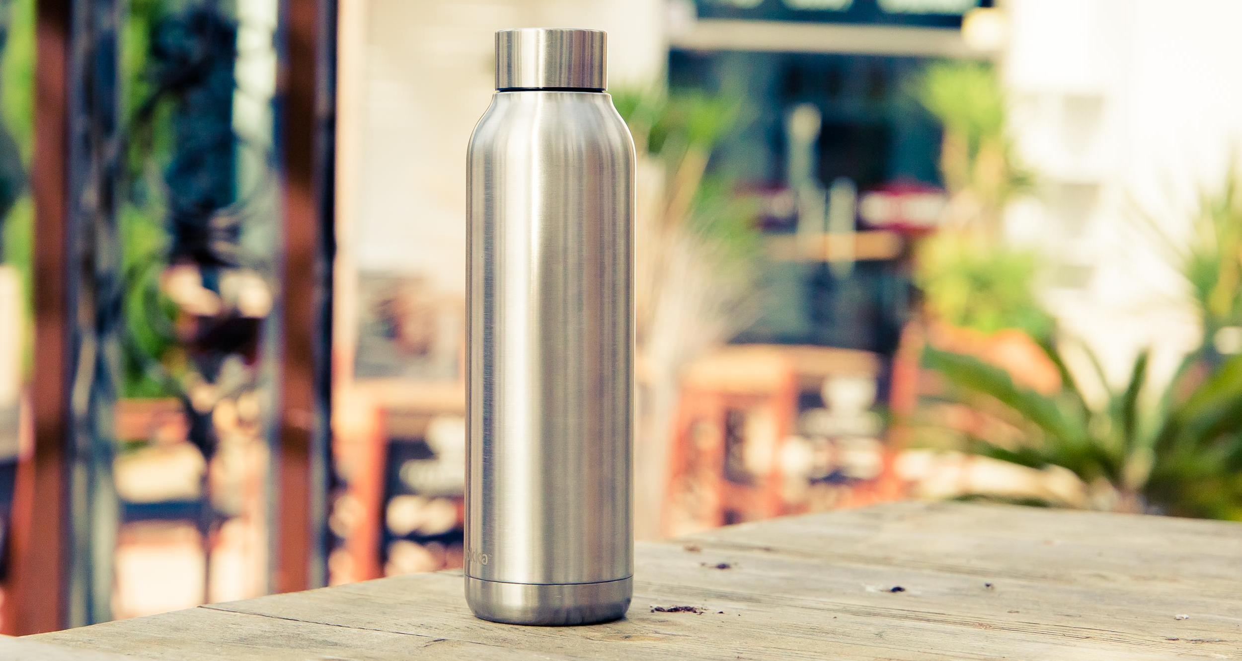Buy wholesale QUOKKA STAINLESS STEEL THERMOS BOTTLE SOLID PURPLE
