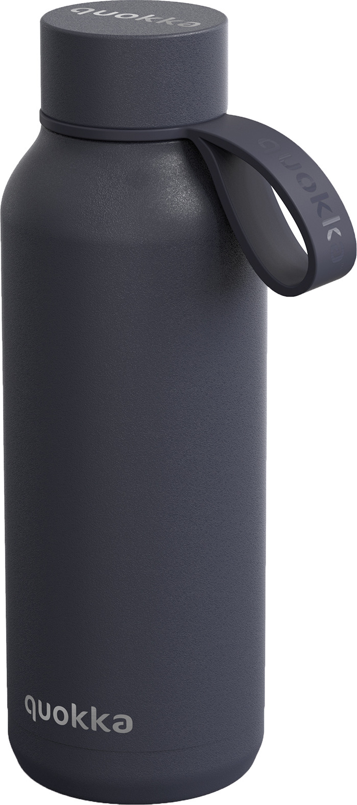 Quokka Solid Thermoflasche mit Griff 510 ml, dunkelgrau