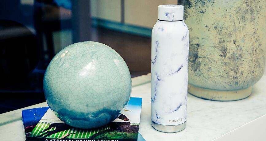 Quokka Solid ΜΠΟΥΚΑΛΙ ΘΕΡΜΟΣ, 630 ml, με σχέδιο snake print