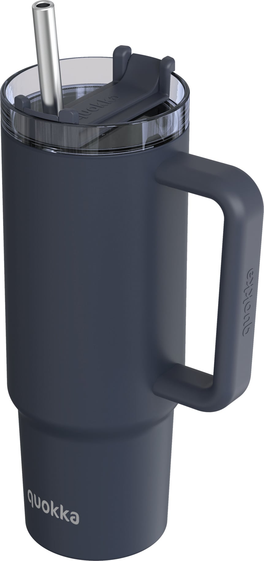 Quokka Stream Thermobecher mit Strohhalm 950 ml, schwarz
